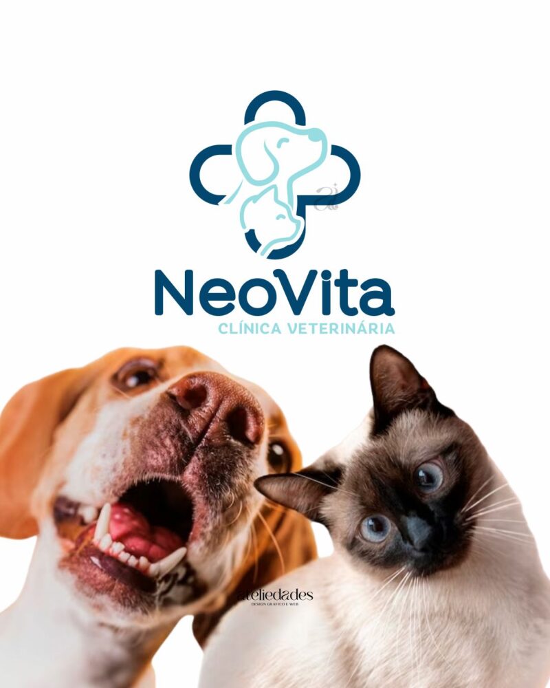 Logotipo Clínica Veterinária - NeoVita - Ateliedades