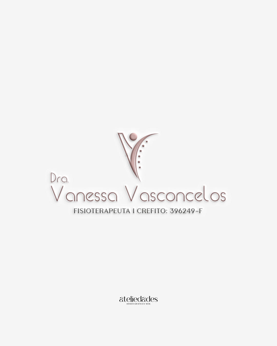 logotipo fisioterapia fisioterapeuta dra vanessa vasconcelos