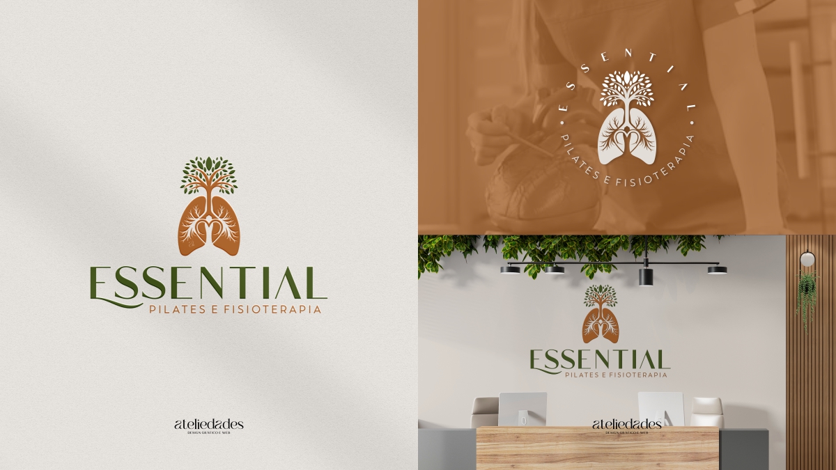 criação de logotipo fisioterapia cardiorespiratória essential imagem destacada