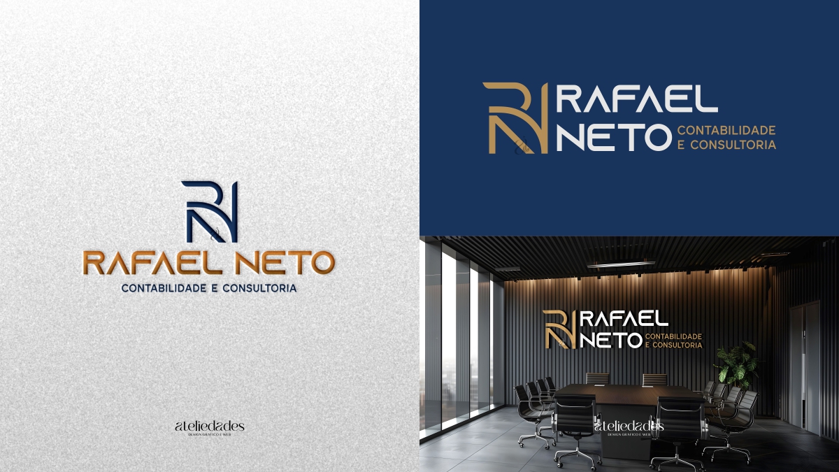 ateliedades criação de logotipo para contabilidade e consultoria rafael neto