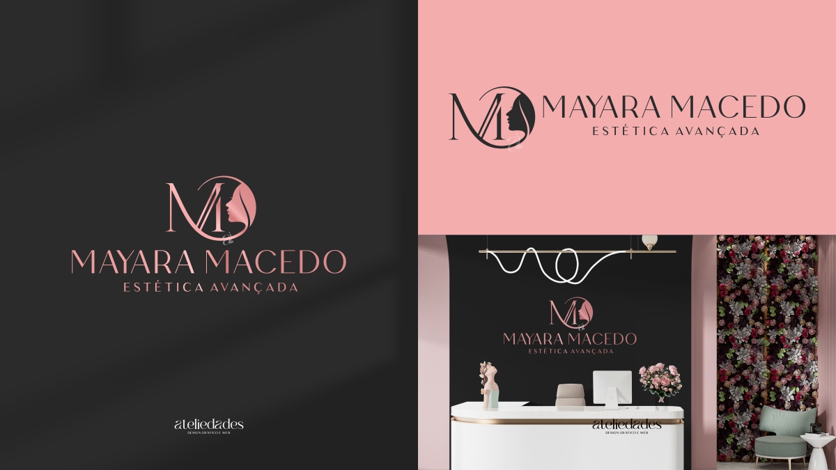 logotipo estética avançada mayara macedo